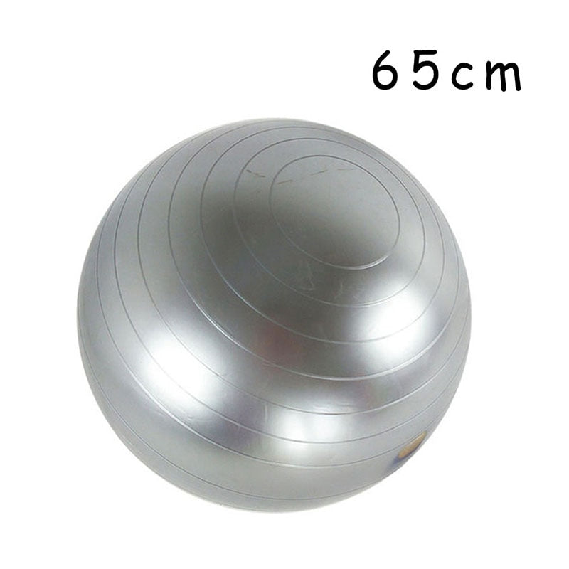 PVC Glossy Fitness Ball, Thickened, Exercise Home Gym Pilates Equipment Balance Ball 45cm/55cm/65cm/75cm/85cm
