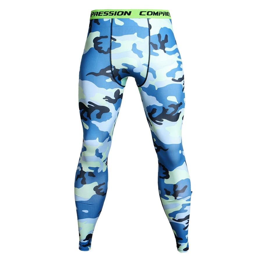 Mens Camo Gym/Weightlifting Compression Pants Fit Wear Jogging Leggings