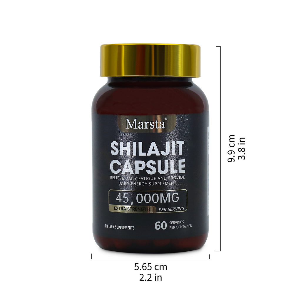Pure Shilajit Capsules Natural Shilajit Supplements UK