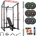 Home Gym Sets Multi-functional Power Cage,Home Adjustable Pullup Squat Rack