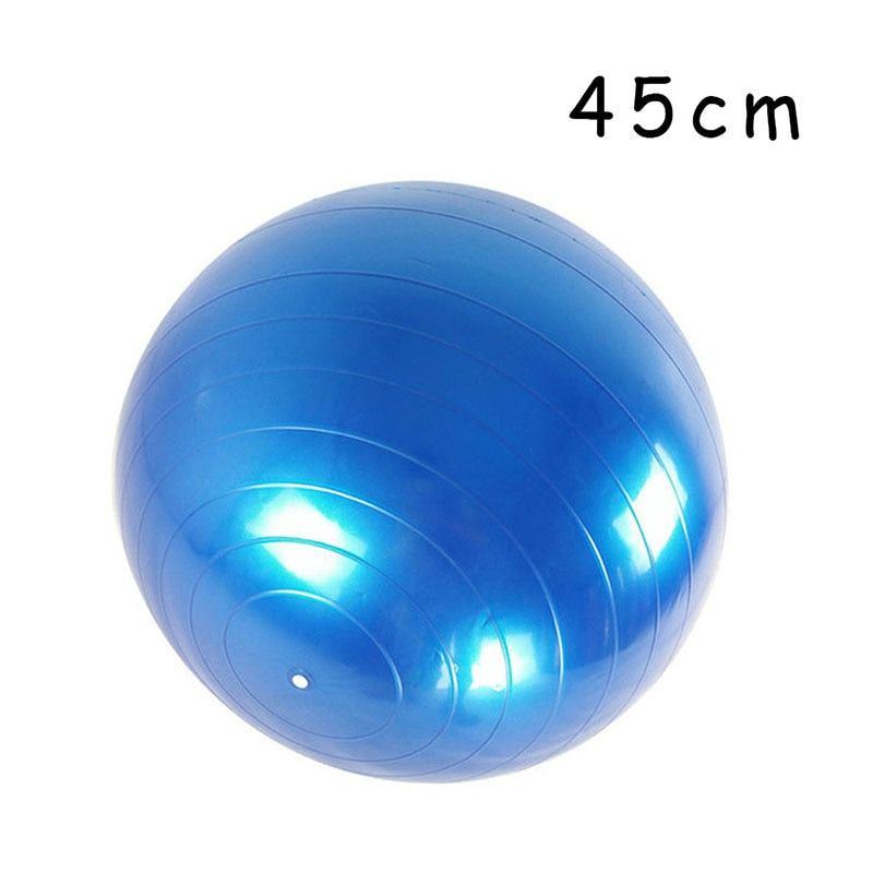 PVC Glossy Fitness Ball, Thickened, Exercise Home Gym Pilates Equipment Balance Ball 45cm/55cm/65cm/75cm/85cm