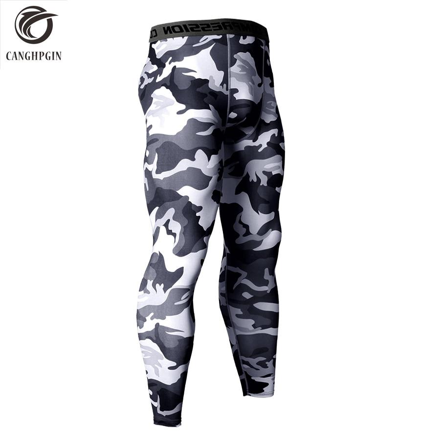 Mens Camo Gym/Weightlifting Compression Pants Fit Wear Jogging Leggings