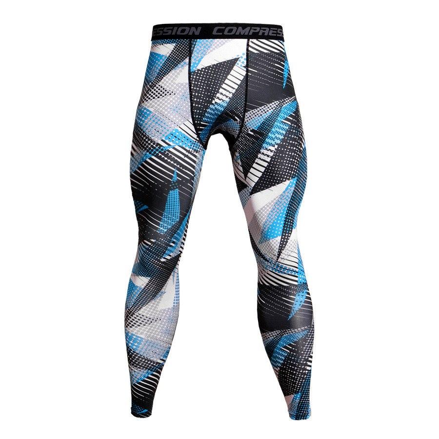 Mens Camo Gym/Weightlifting Compression Pants Fit Wear Jogging Leggings