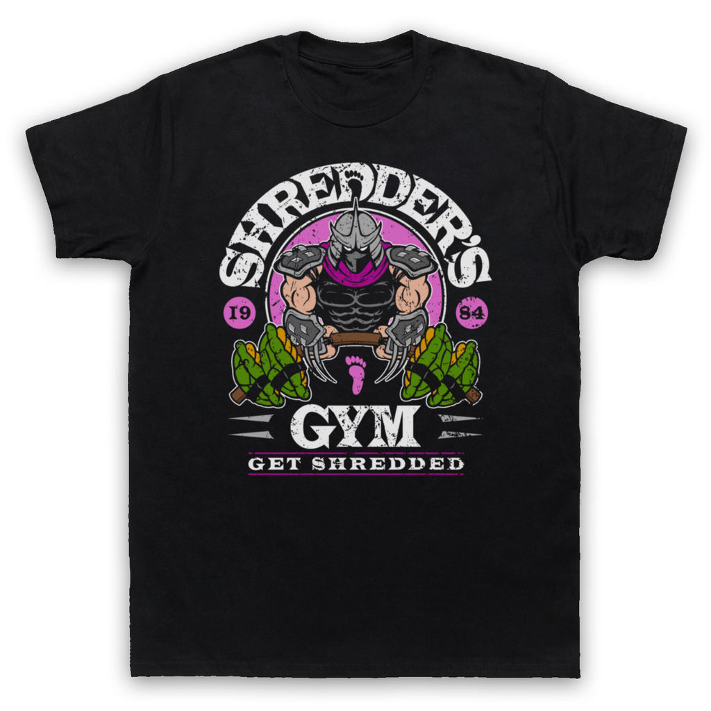 TMNT SHREDDER'S GYM Anime Print Graphic T-shirt