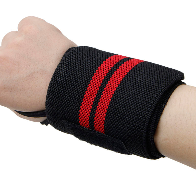 Sports Wrist-straps for Weight-Lifting Moisture Absorbent & Compression Support