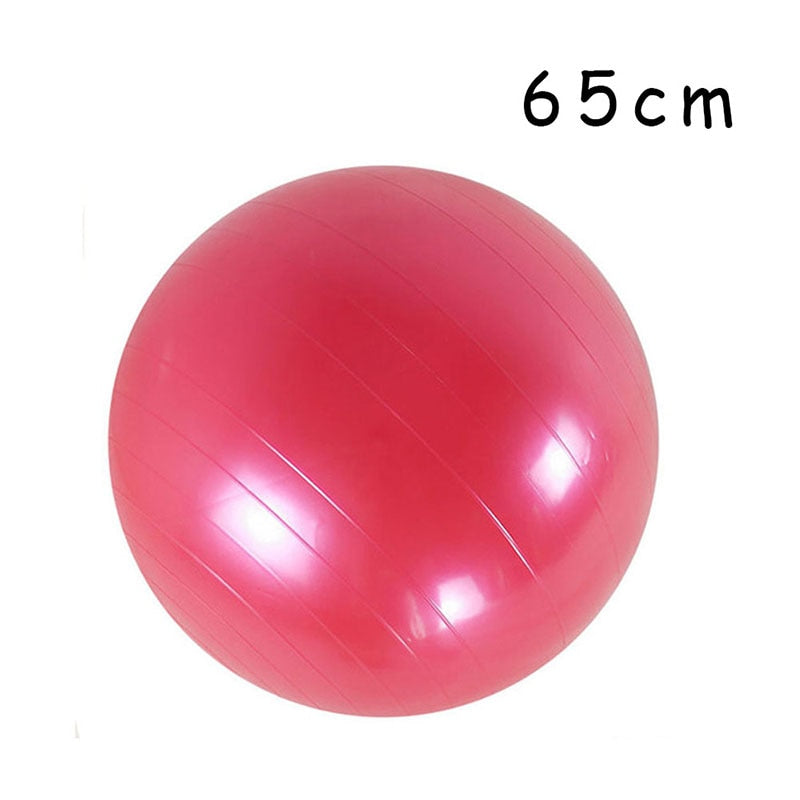 PVC Glossy Fitness Ball, Thickened, Exercise Home Gym Pilates Equipment Balance Ball 45cm/55cm/65cm/75cm/85cm